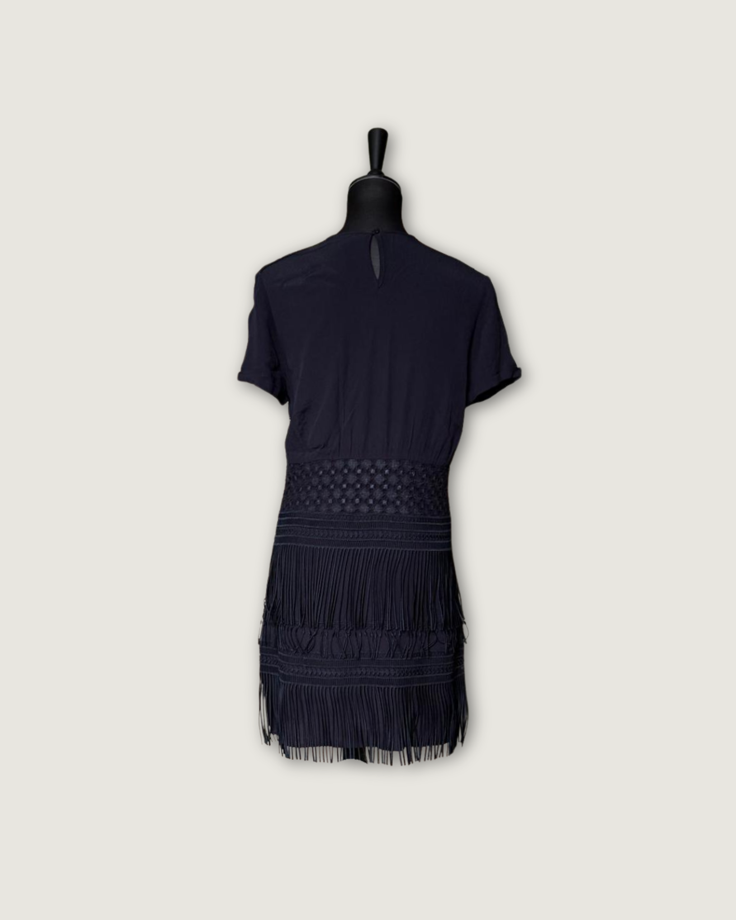 MAJE - ROBE REIA NOIR T.3
