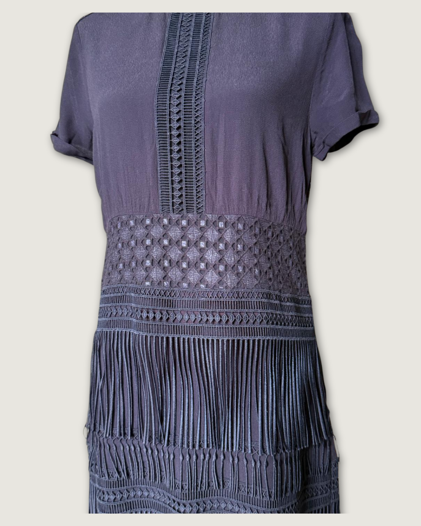 MAJE - ROBE REIA NOIR T.3