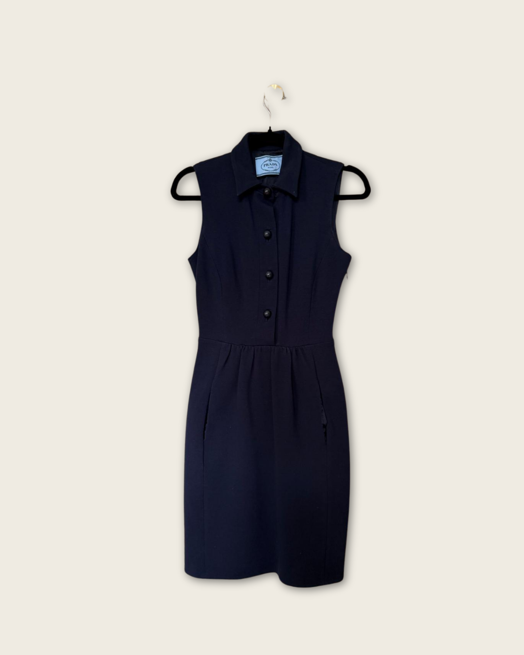 PRADA - ROBE MILANO BLEU T.34