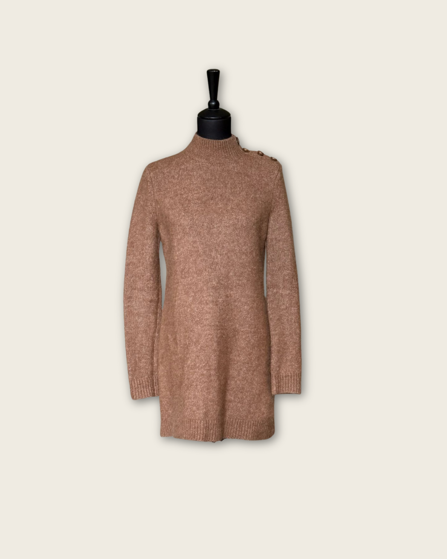 SEZANE - ROBE PULL CAMEL T.S