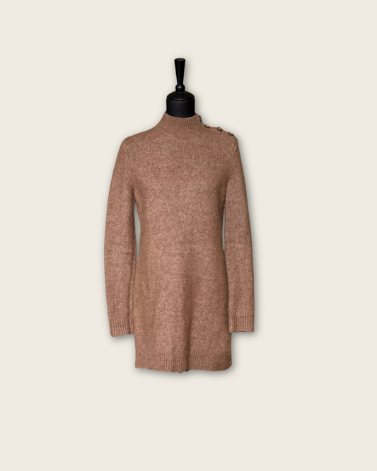 SEZANE - ROBE PULL CAMEL T.S