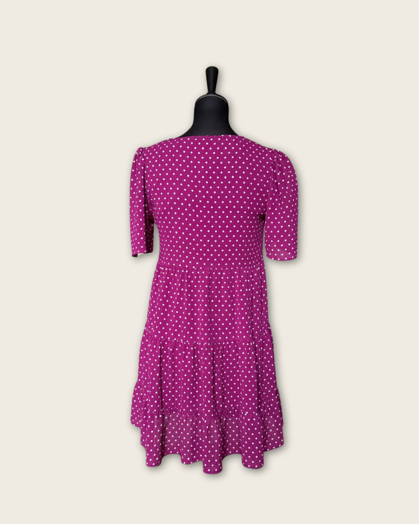 SEZANE - ROBE FLUIDE FUSCHIA T.36