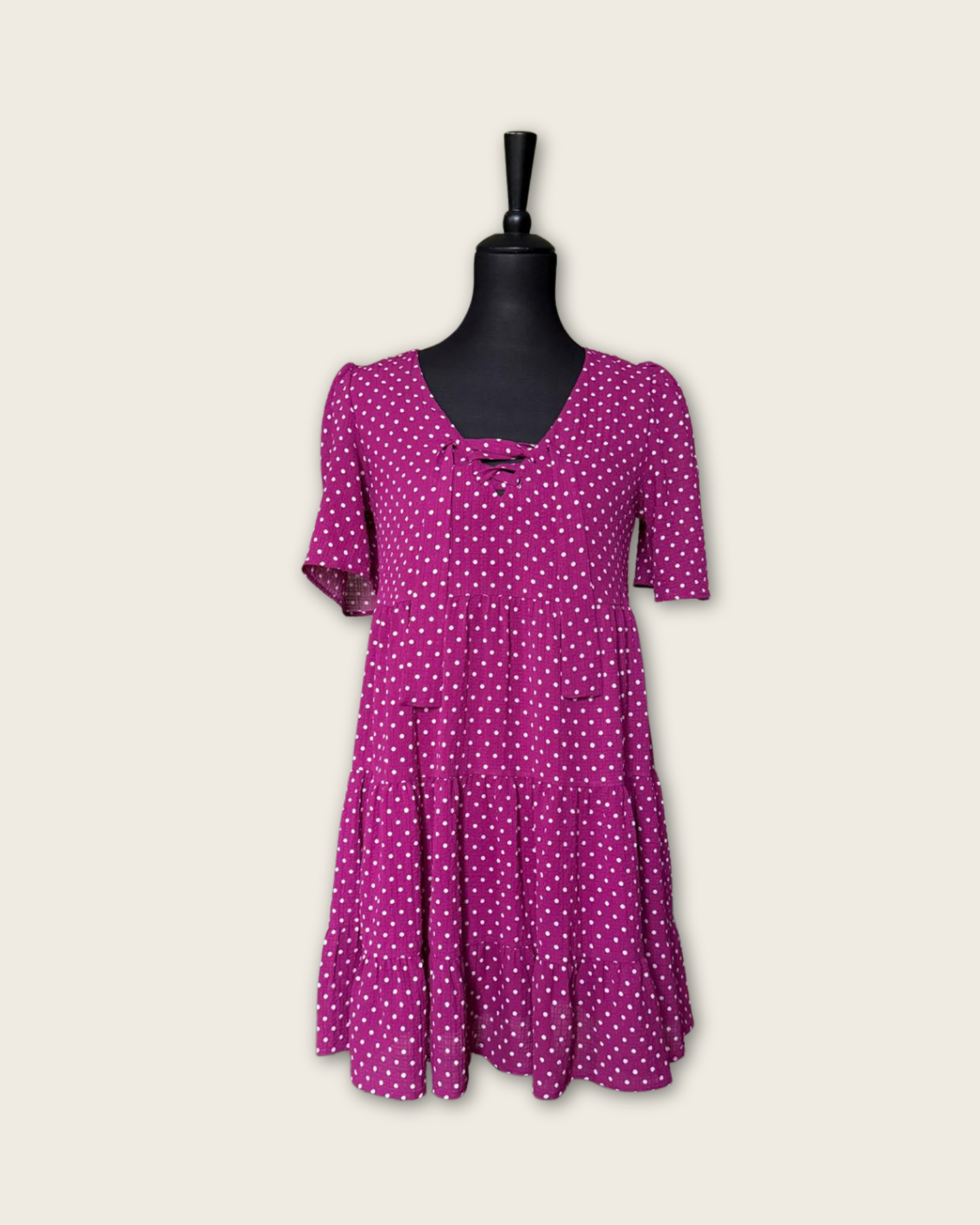 SEZANE - ROBE FLUIDE FUSCHIA T.36