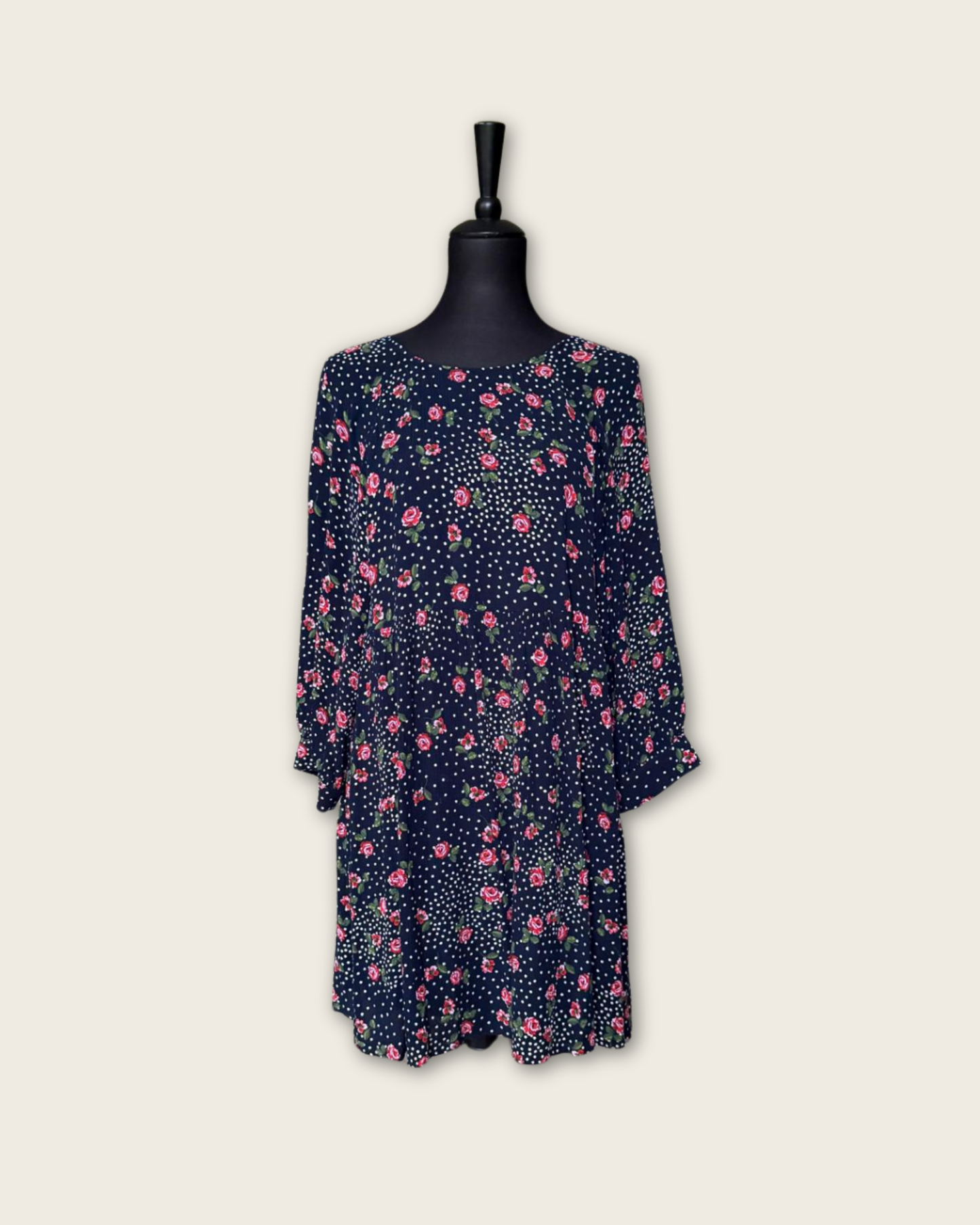 SEZANE - ROBE A POIS ET FLEURS T.36