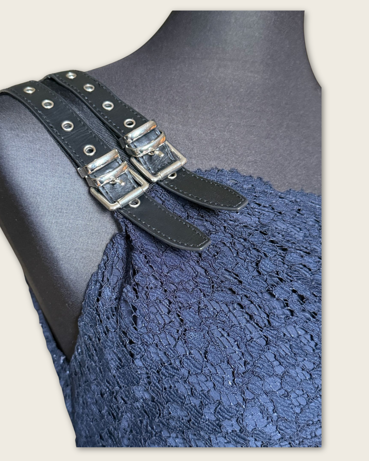 THE KOOPLES - ROBE DENTELLES BLEU T.M