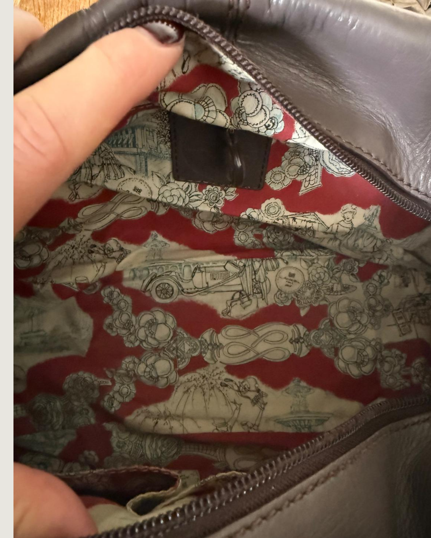 LANCEL - SAC A MAIN CUIR ANGELINA