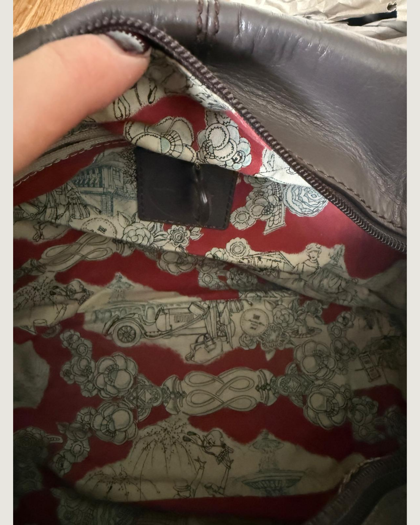 LANCEL - SAC A MAIN CUIR ANGELINA