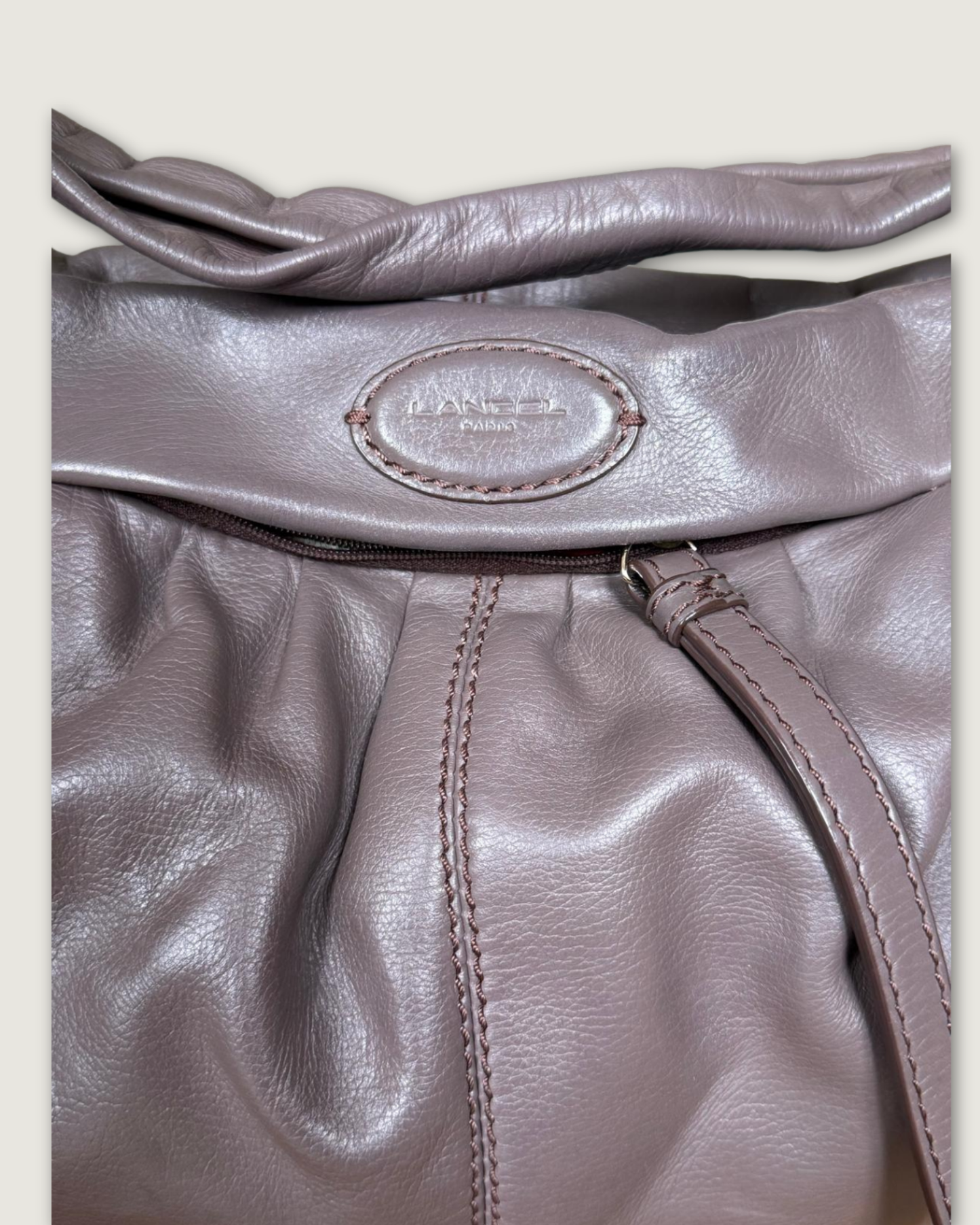 LANCEL - SAC A MAIN CUIR ANGELINA