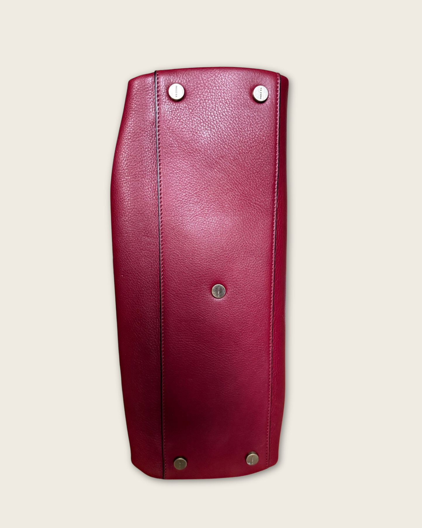 PAULE KA - SAC A MAIN ROUGE BORDEAUX