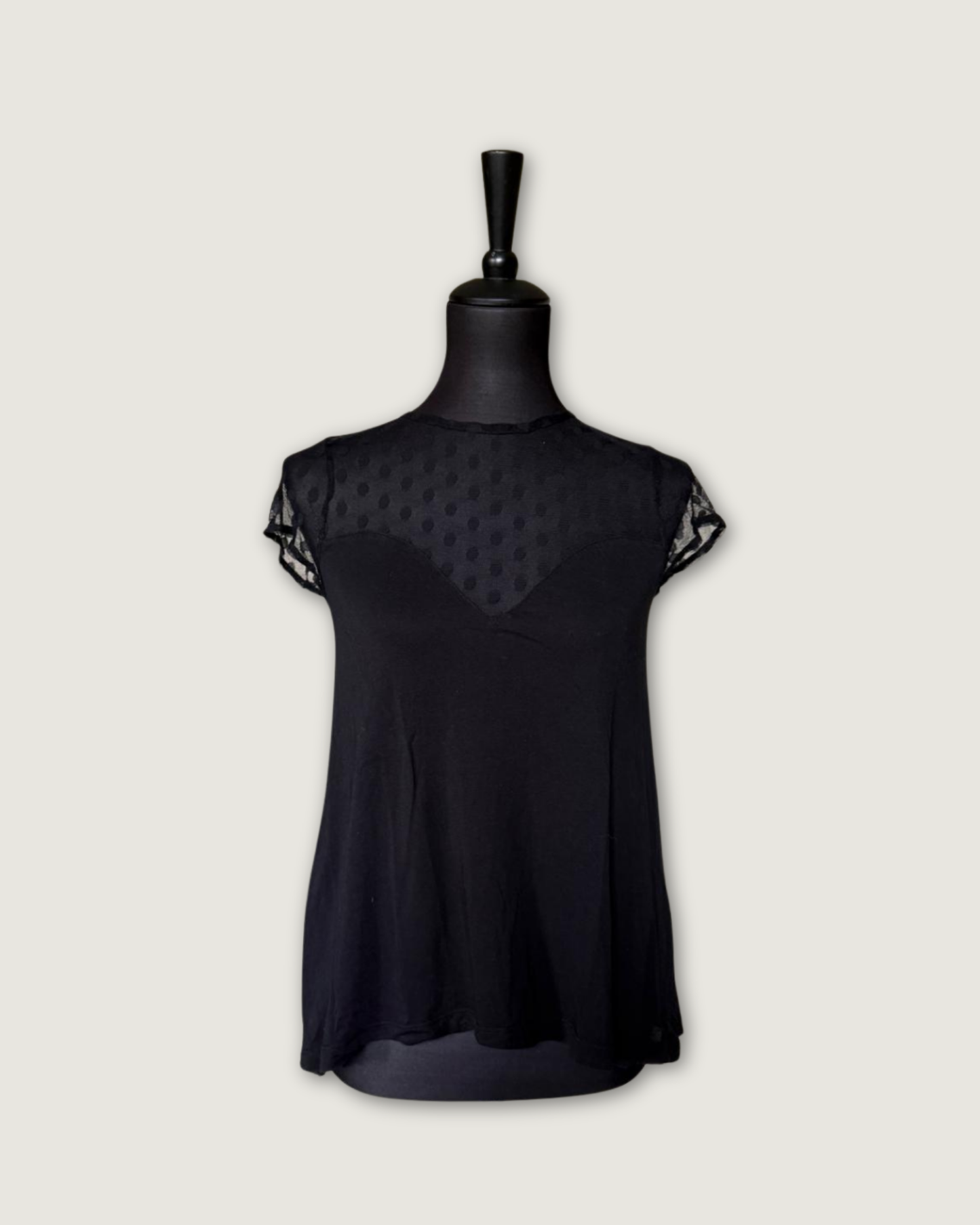 CLAUDIE PIERLOT - HAUT NOIR T.1