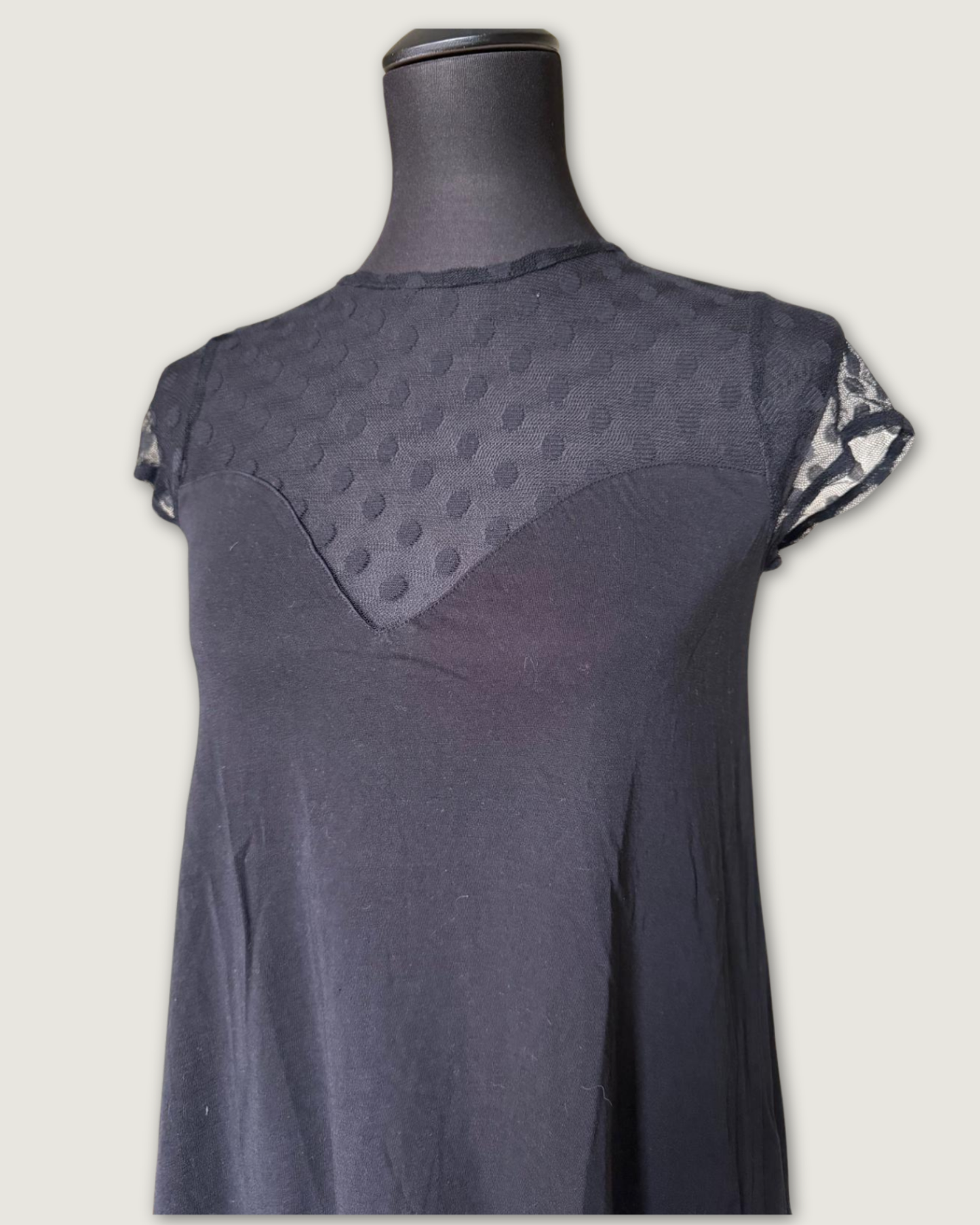 CLAUDIE PIERLOT - HAUT NOIR T.1