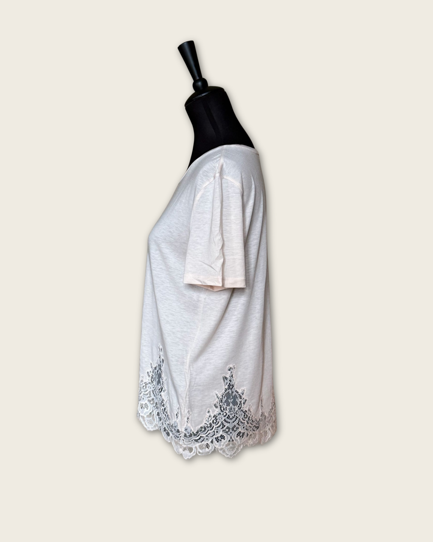 THE KOOPLES - T-SHIRT BEIGE ROSE T.3