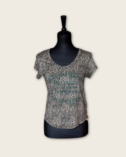 ZADIG & VOLTAIRE - T-SHIRT LEOPARD T.S