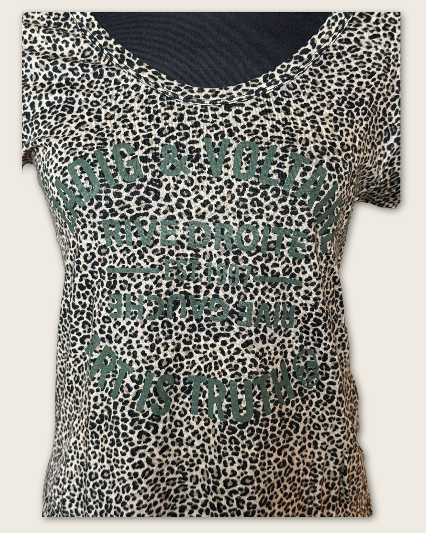 ZADIG & VOLTAIRE - T-SHIRT LEOPARD T.S