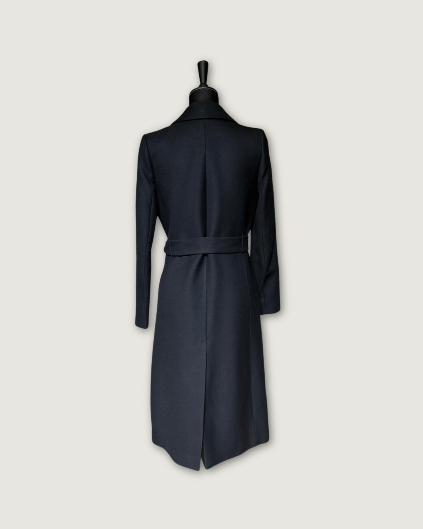 CLAUDIE PIERLOT - TRENCH LONG NOIR T.38