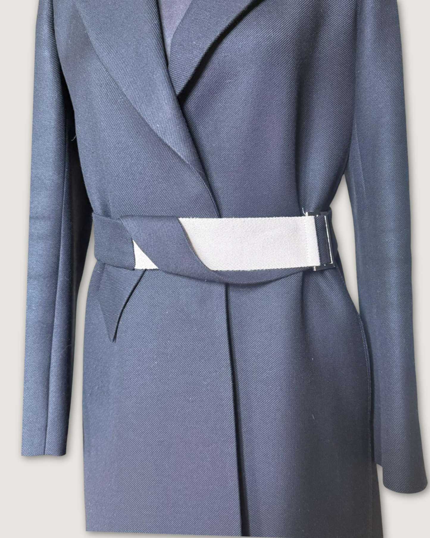 CLAUDIE PIERLOT - TRENCH LONG NOIR T.38