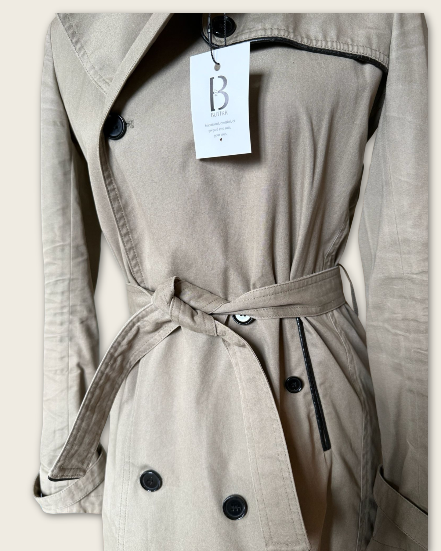 THE KOOPLES - TRENCH BEIGE T.36