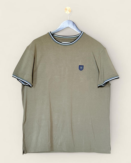 EDEN PARK - T-SHIRT HOMME KAKI T.XL