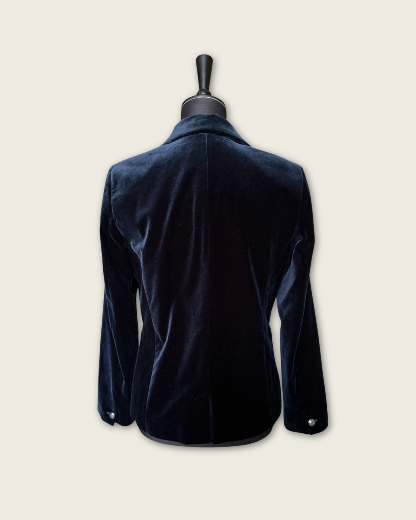 PABLO - BLAZER VELOURS BLEU T.40