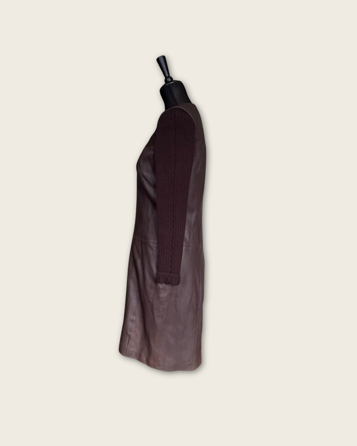 ESCADA - VESTE LONGUE EN PEAU DE DAIM T.36 - VINTAGE