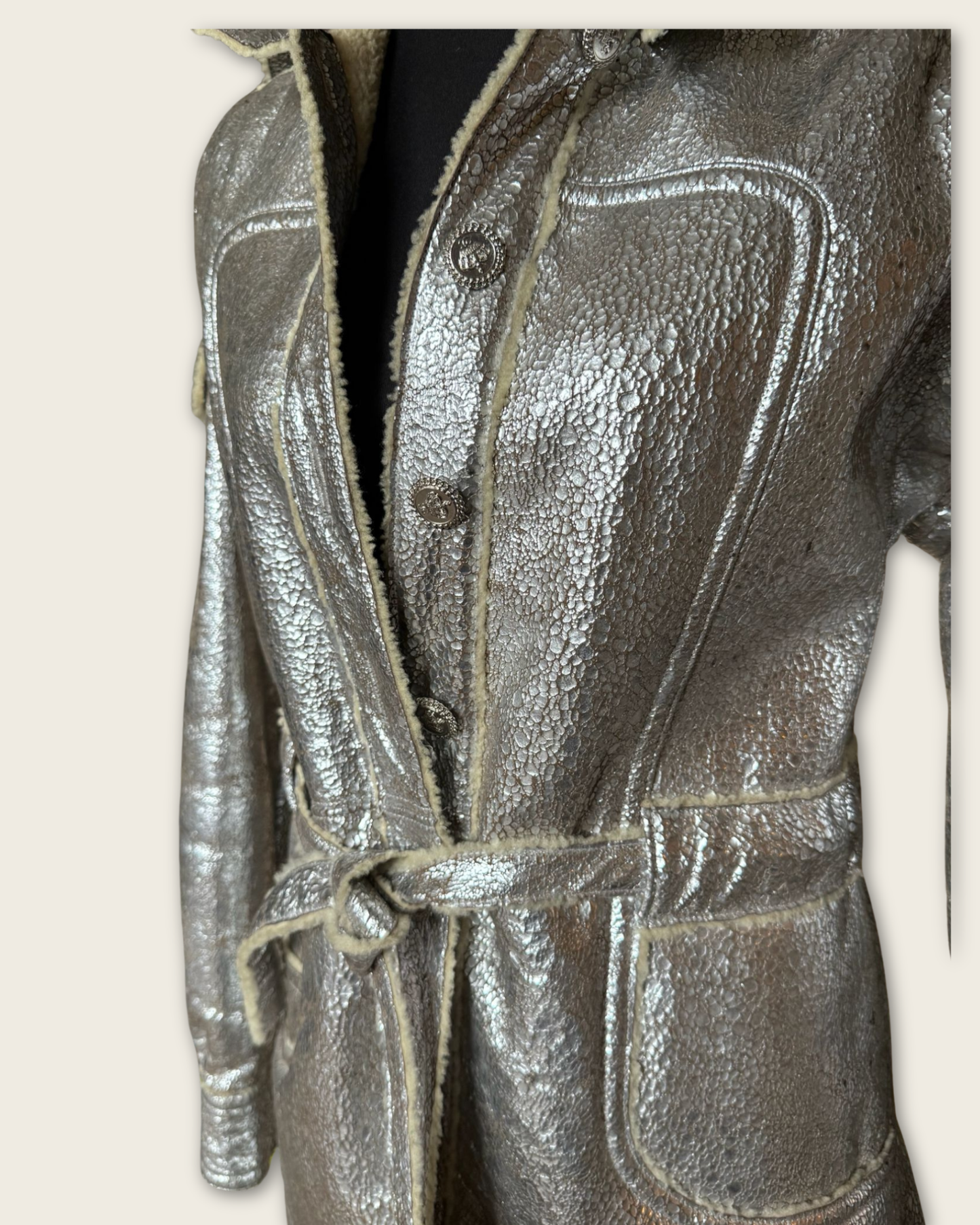 CHANEL - PEAU LAINEE AUTHENTIQUE T.36