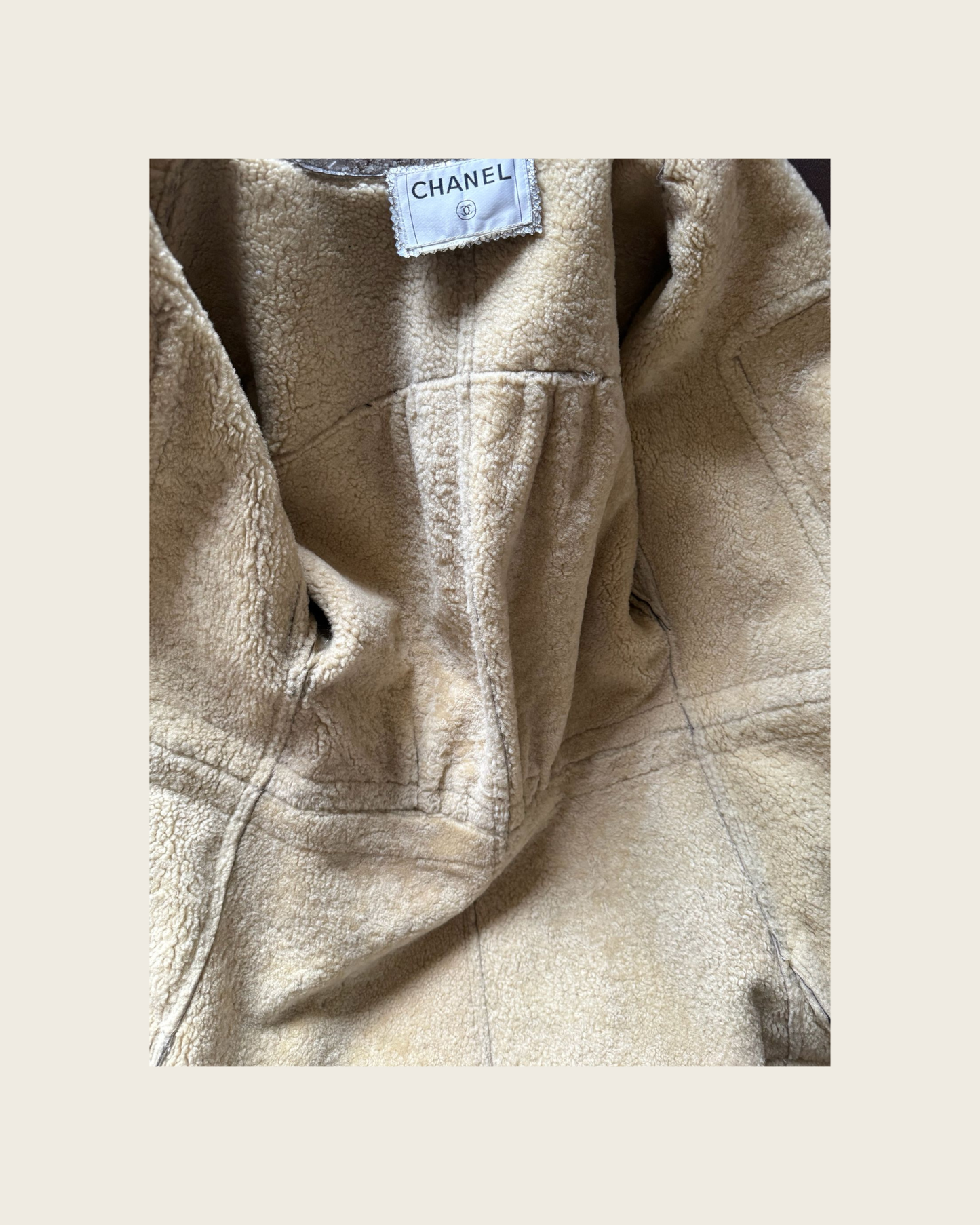 CHANEL - PEAU LAINEE AUTHENTIQUE T.36