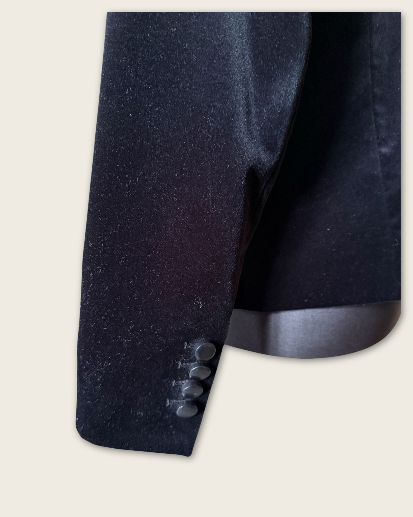 THE KOOPLES - BLAZER VELOURS NOIR T.38