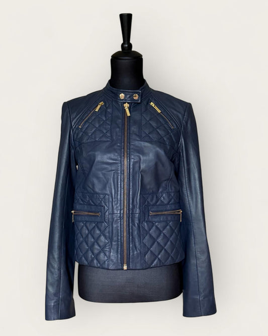 MICHAEL KORS - VESTE CUIR AGNEAU T.M