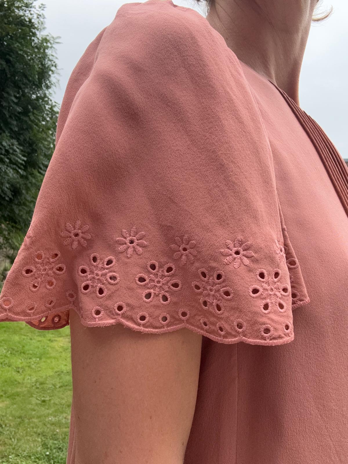 SEZANE - ROBE 100% SOIE T.38