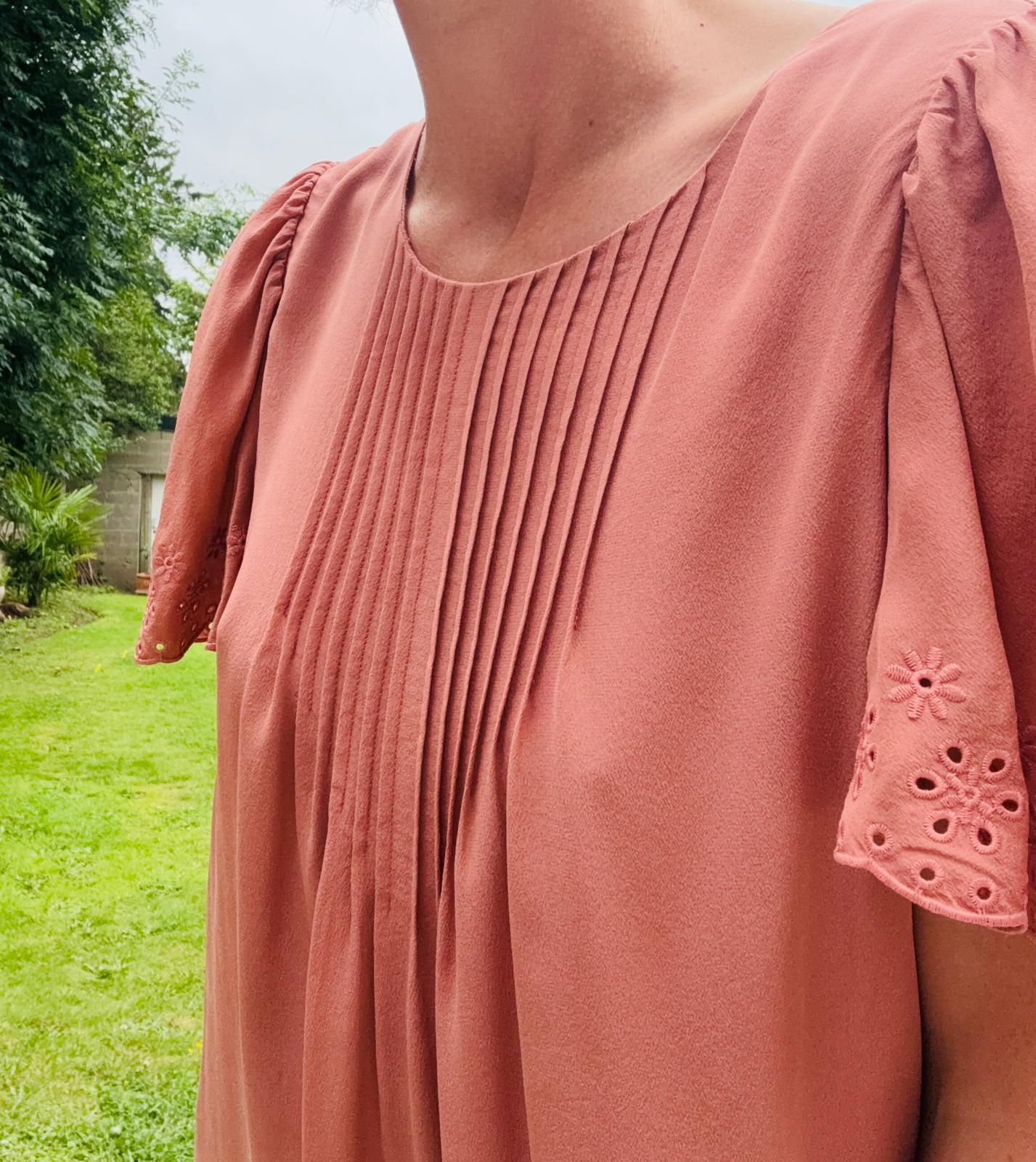 SEZANE - ROBE 100% SOIE T.38